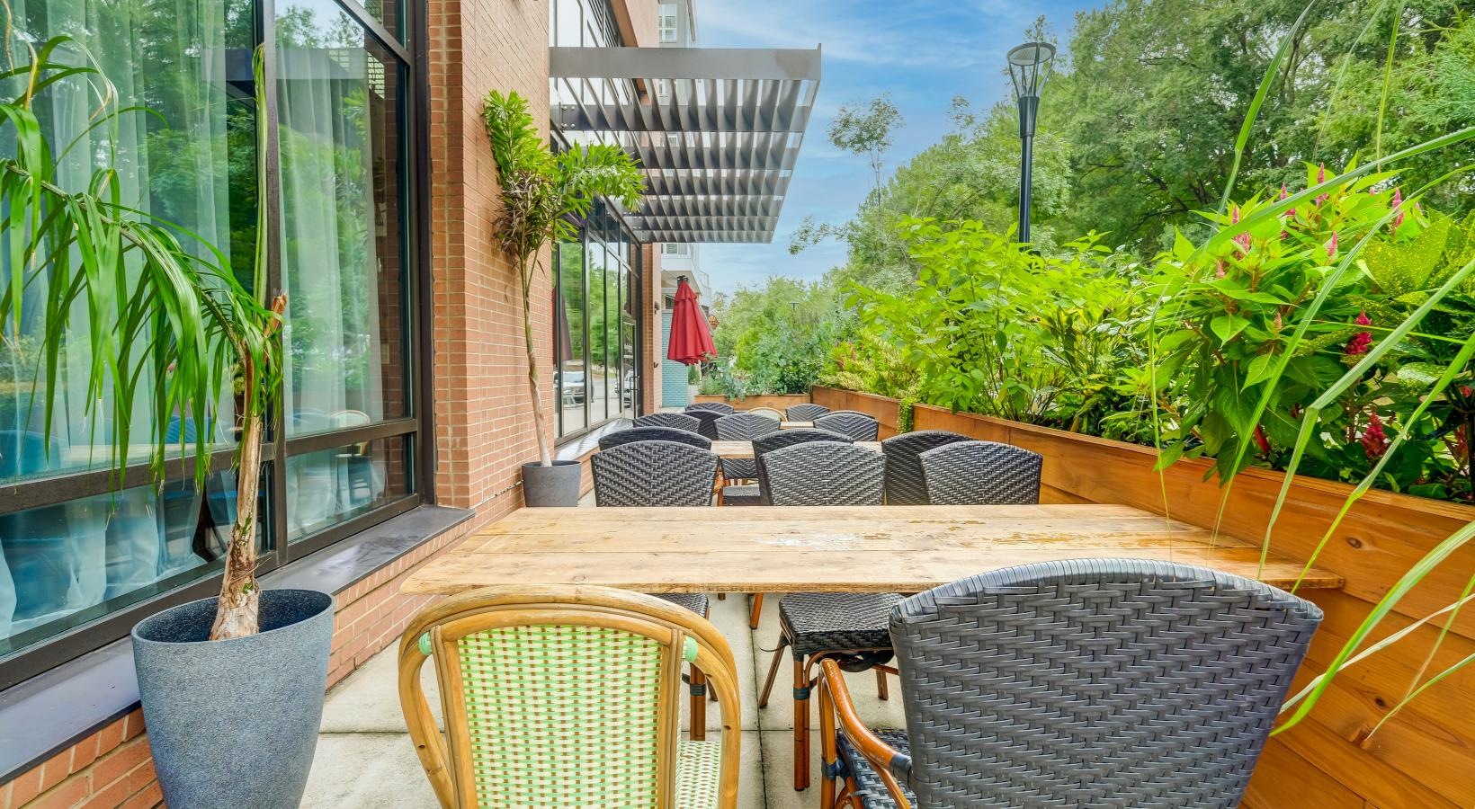 The essence of exceptional living a table and chairs on a deck